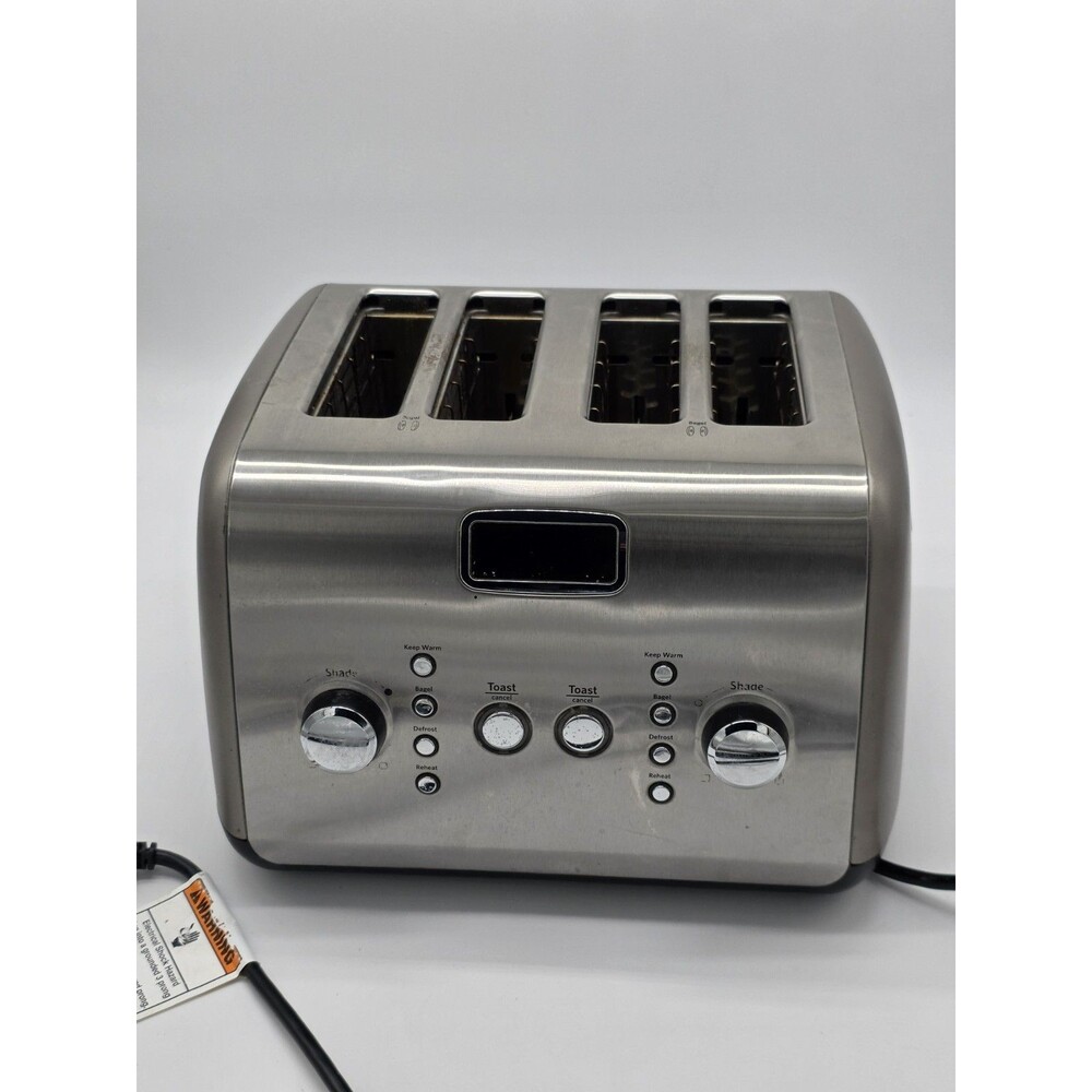 KitchenAid KMT4115CU Stainless Steel 4-Slice Toaster Fully Operational